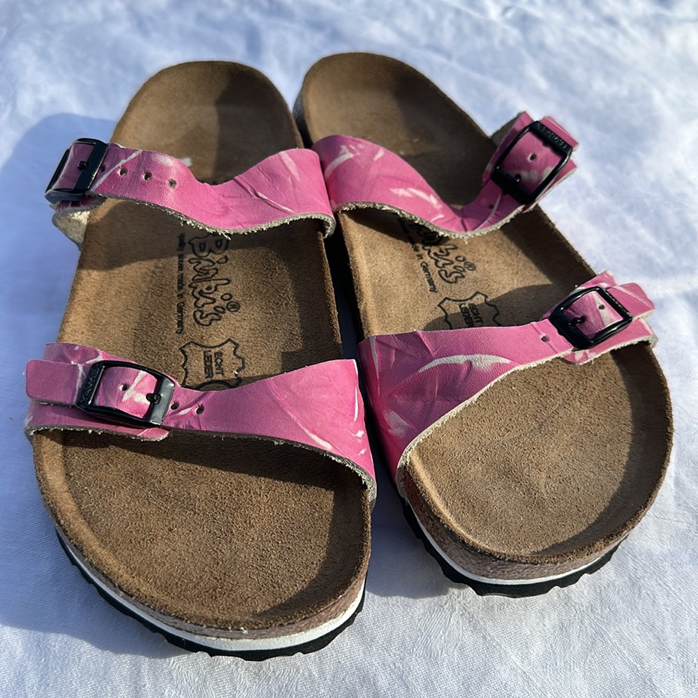 Birkis pink and white double strap NWOT - Picture 10 of 10